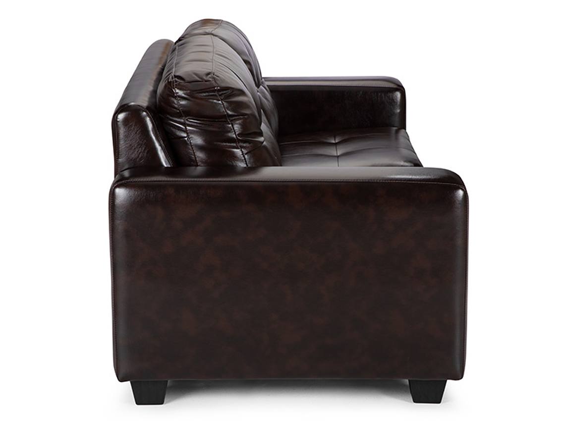 SOFÁ ROSEN MIRA PU 3 CUERPOS CAFÉ 5