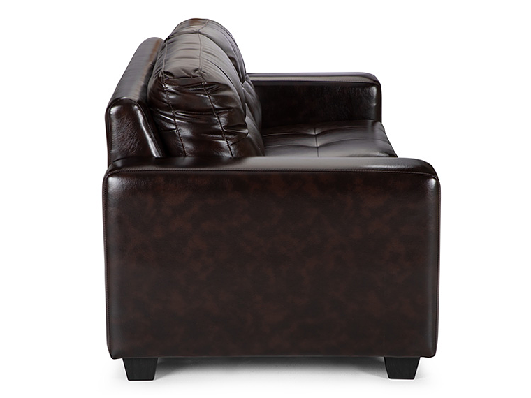 SOFÁ ROSEN MIRA PU 3 CUERPOS CAFÉ 5