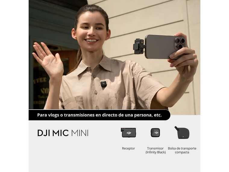 MICRÓFONO DJI MIC MINI (1 TX + 1 RX) 5