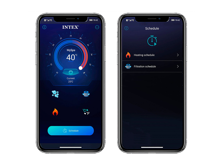 SPA HOT TUB INFLABLE INTEX GREYWOOD DELUXE 4 PERSONAS 6