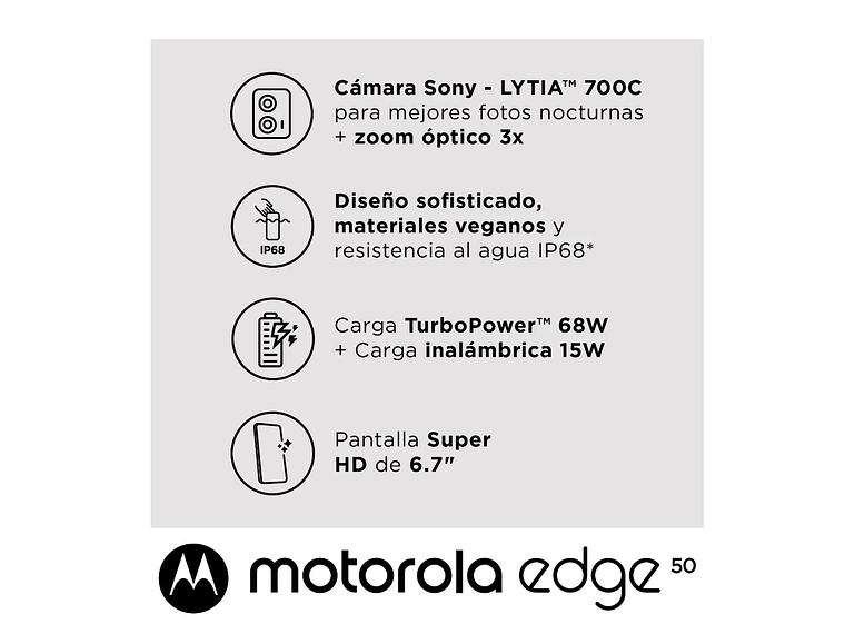 MOTOROLA EDGE 50 GREEN 12+256GB 6