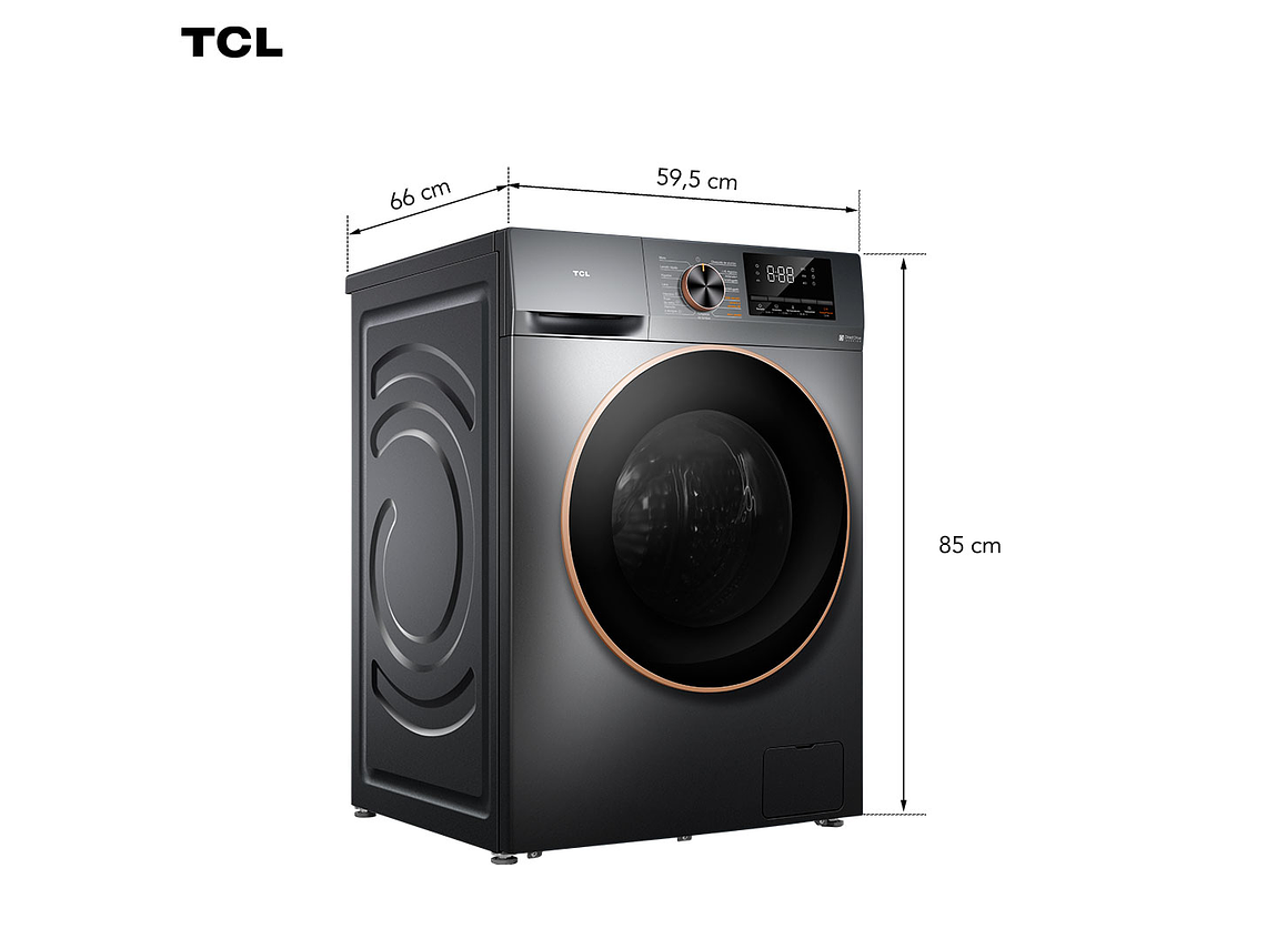 LAVADORA SECADORA FRONTAL TCL 10KG/7KG C2210WD DD INVERTER 4