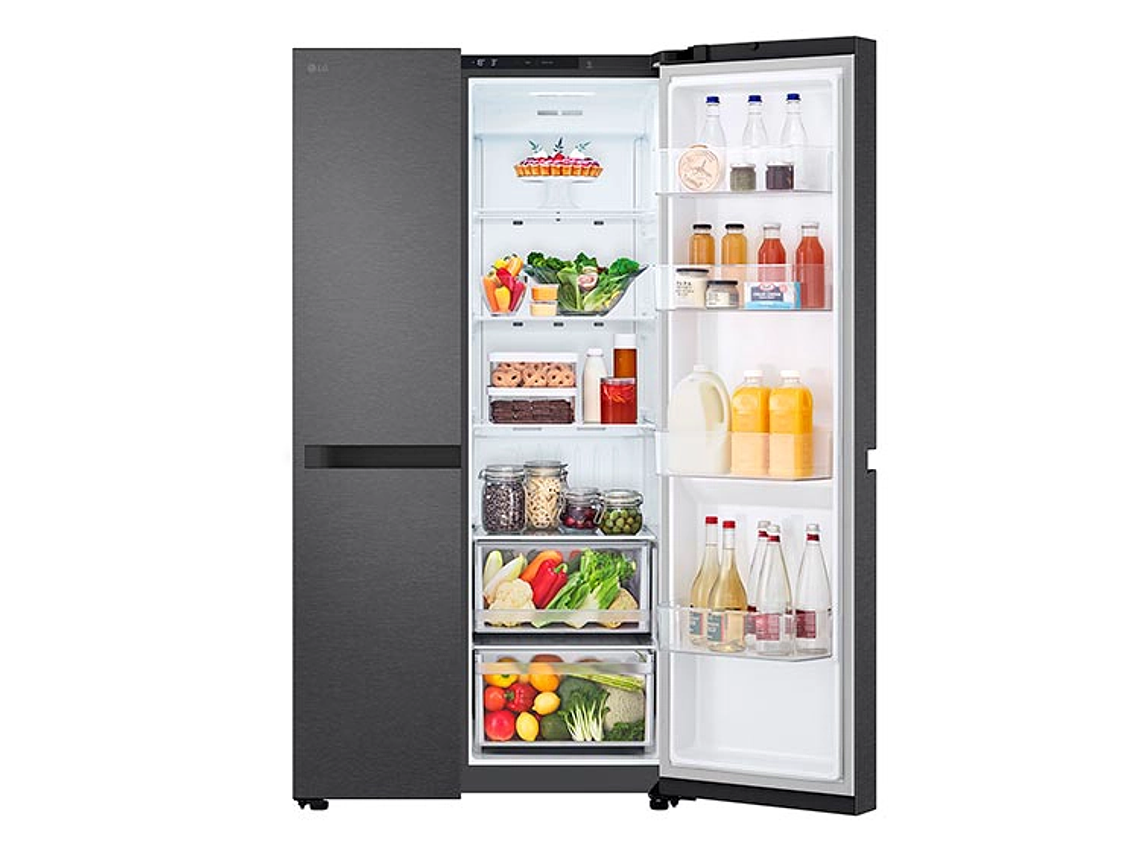 REFRIGERADOR SIDE BY SIDE LG GS66BPM 658L NO FROST GRAFITO 7