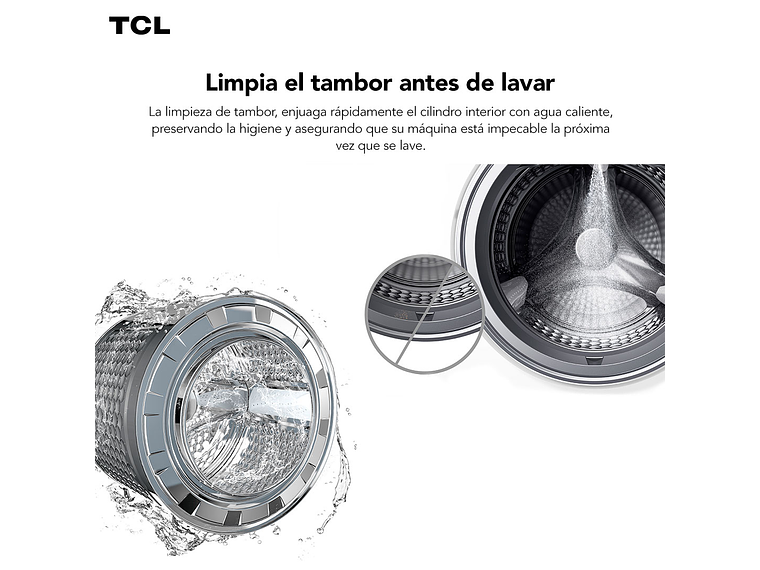 LAVADORA SECADORA FRONTAL TCL 10KG/7KG C2210WD DD INVERTER 6