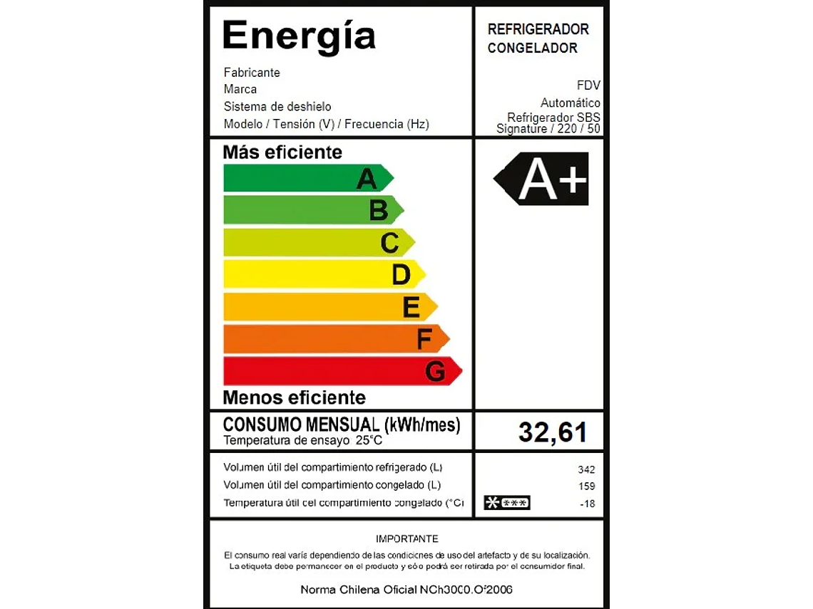 REFRIGERADOR FDV NO FROST SIDE BY SIDE SIGNATURE 513 LTS 6