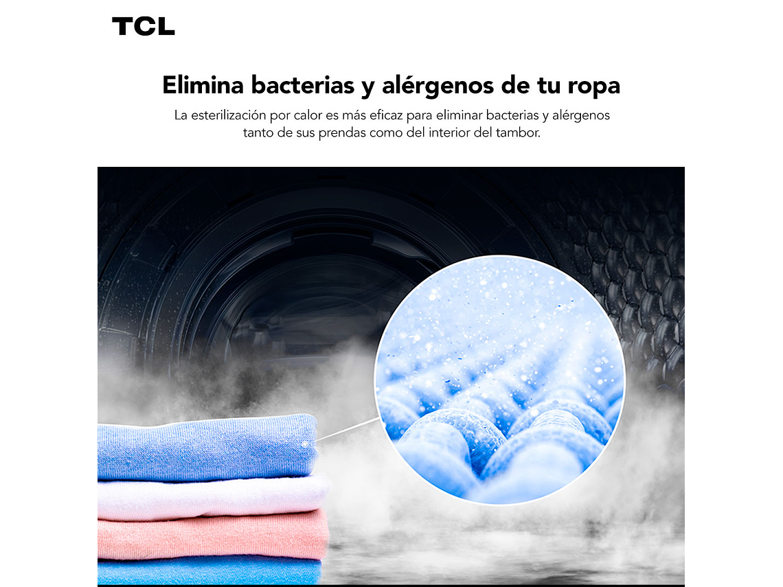LAVADORA SECADORA FRONTAL TCL 10KG/7KG C2210WD DD INVERTER 10