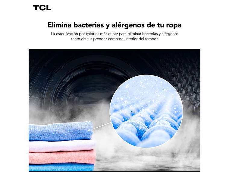 LAVADORA SECADORA FRONTAL TCL 10KG/7KG C2210WD DD INVERTER 10