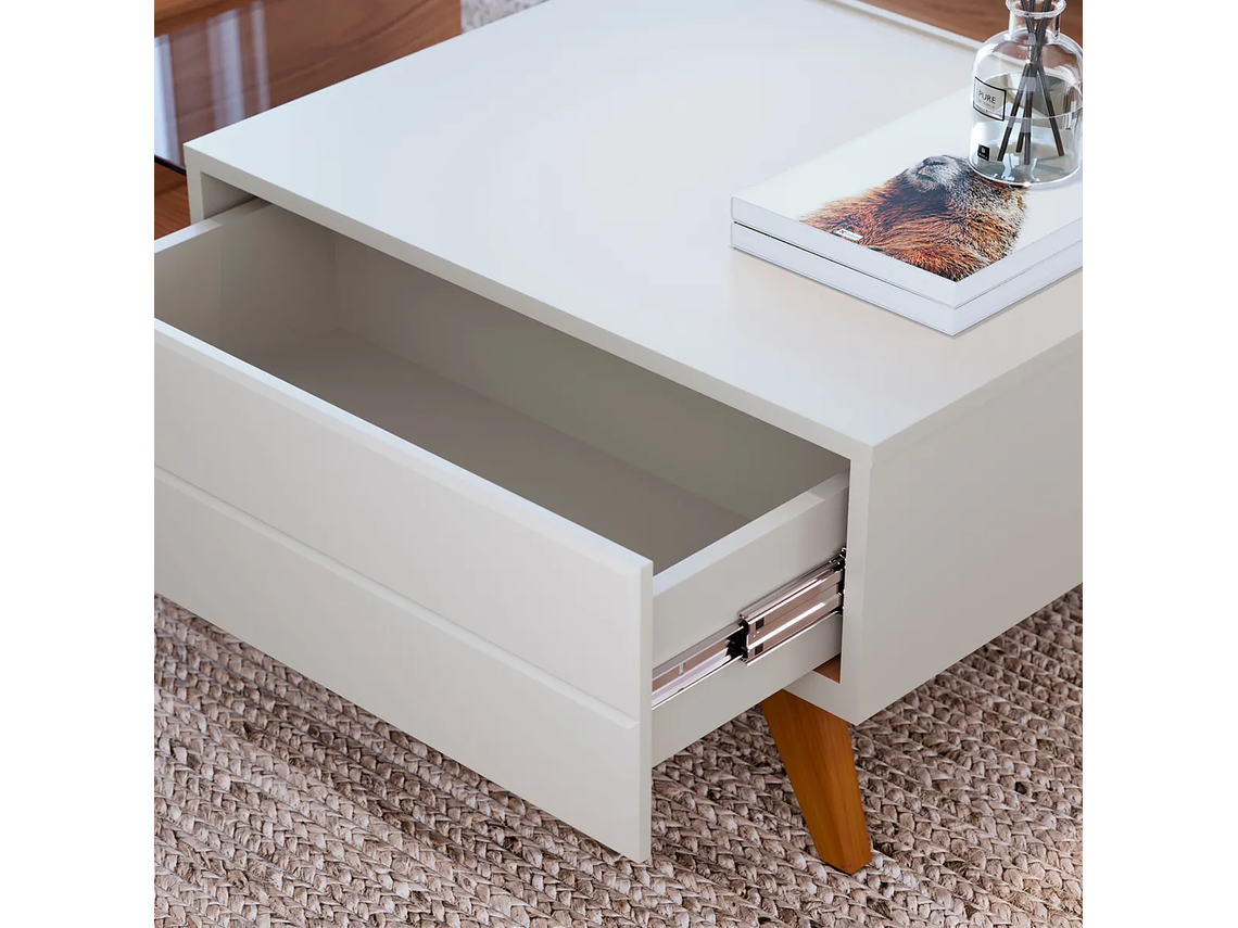 MESA DE CENTRO DI PORETTI DESIGN NORONHA BLANCO 90 X 54 CM 1C 4