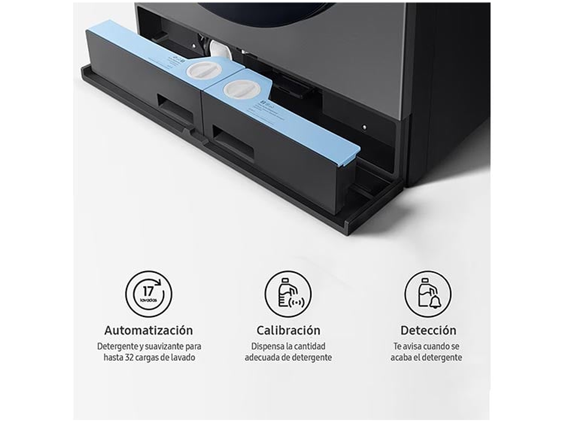 LAVADORA SECADORA SAMSUNG WD25DB8995BZ BE SPOKE 25KG/15KG GRIS 4