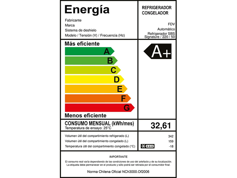 REFRIGERADOR FDV NO FROST SIDE BY SIDE SIGNATURE 513 LTS 8