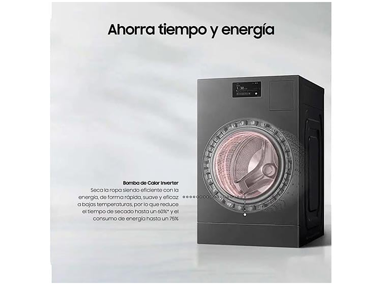 LAVADORA SECADORA SAMSUNG WD25DB8995BZ BE SPOKE 25KG/15KG GRIS 8