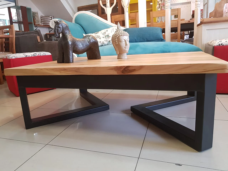 MESA CENTRO MUEBLES NATIVA FIERRO 3