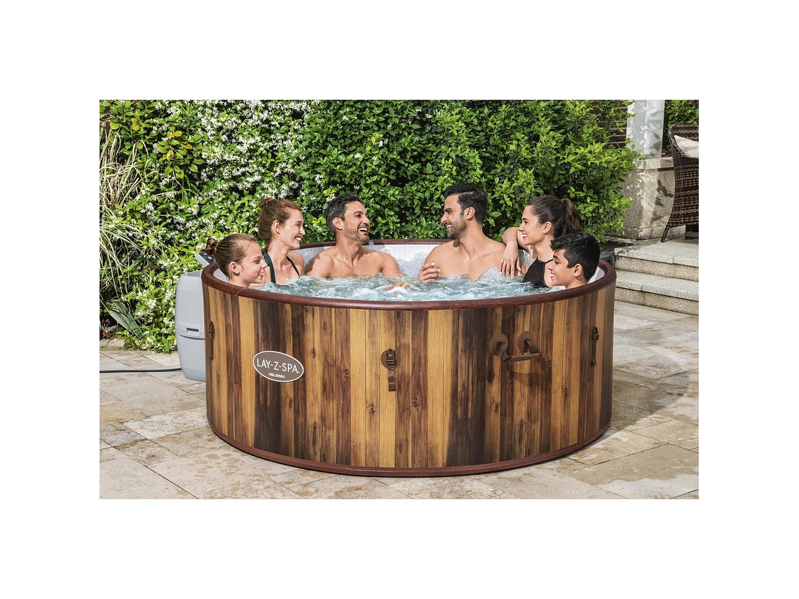 HOT TUB SPA JACUZZI INFLABLE HELSINKI 7 PERSONAS BESTWAY 2