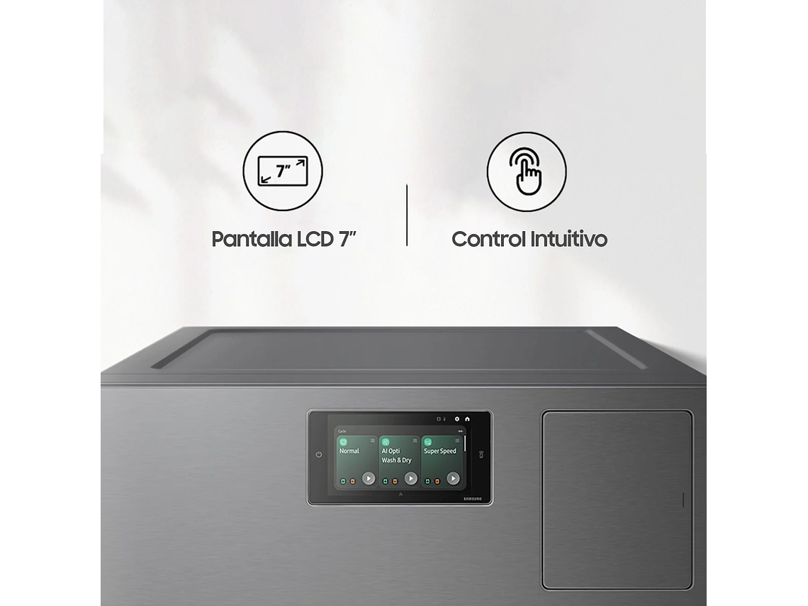 SAMSUNG LAVADORA SECADORA BESPOKE AI 25 KG 4