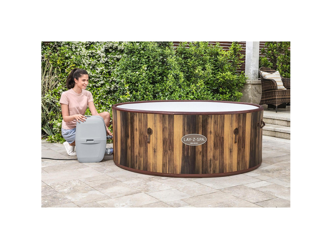 HOT TUB SPA JACUZZI INFLABLE HELSINKI 7 PERSONAS BESTWAY 9