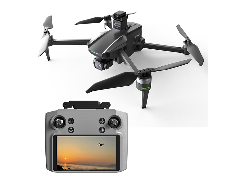 DRON WIFI 5G 4K EIS 4000M GPS EVASIÓN DE OBSTÁCULOS Y CONTROL CON PANTALLA M10 PLUS 5