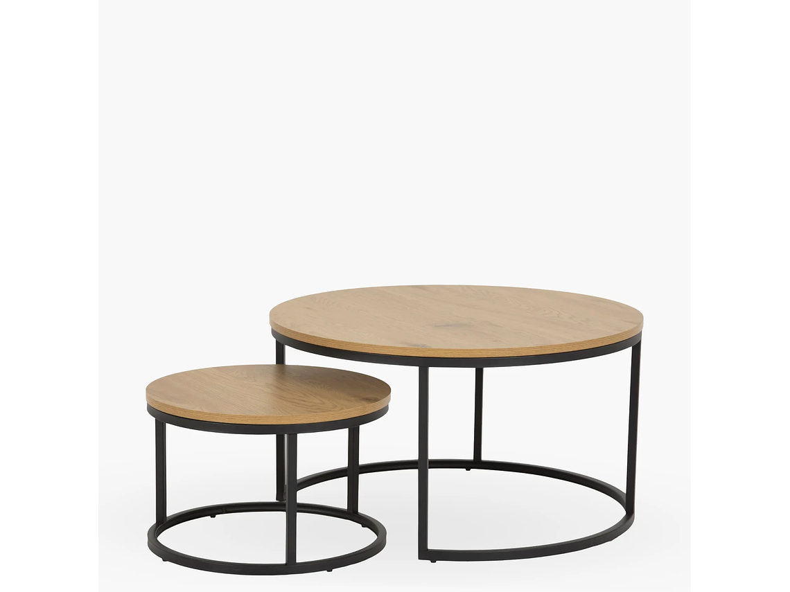 MESAS CENTRO FORM DESIGN ANIDADAS SPIRO METAL 1