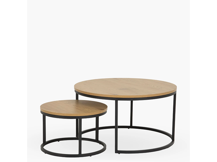 MESAS CENTRO FORM DESIGN ANIDADAS SPIRO METAL 1