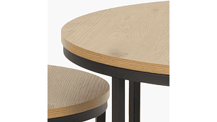 MESAS CENTRO FORM DESIGN ANIDADAS SPIRO METAL