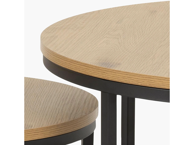 MESAS CENTRO FORM DESIGN ANIDADAS SPIRO METAL 2