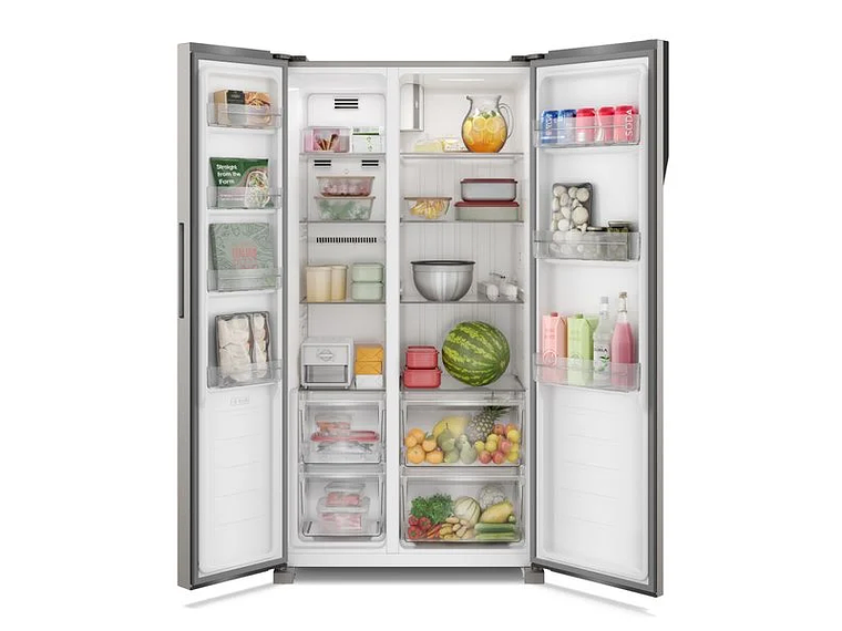 REFRIGERADOR FENSA 436L NO FROST SIDE BY SIDE SFX440 INOX 6