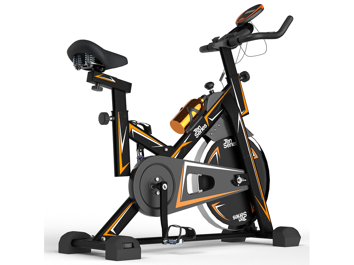 BICICLETA DE SPINNING TEN SERIES X4000 VOLANTE 120KG 5