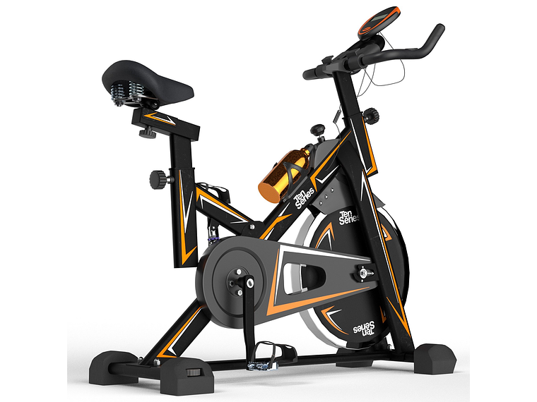 BICICLETA DE SPINNING TEN SERIES X4000 VOLANTE 120KG 5