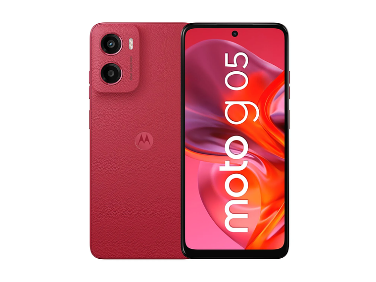 CELULAR MOTO G05 4GB 64GB ANDROID 15 6.7' EN COLOR ROJO 5