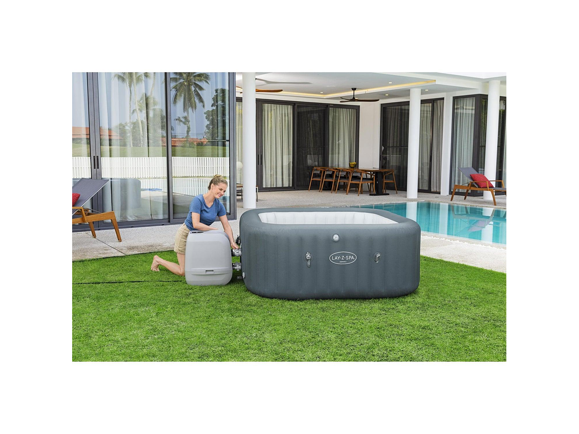 HOT TUB JACUZZI INFLABLE HAWAII HIDROMASAJE 6 PERS BESTWAY 8
