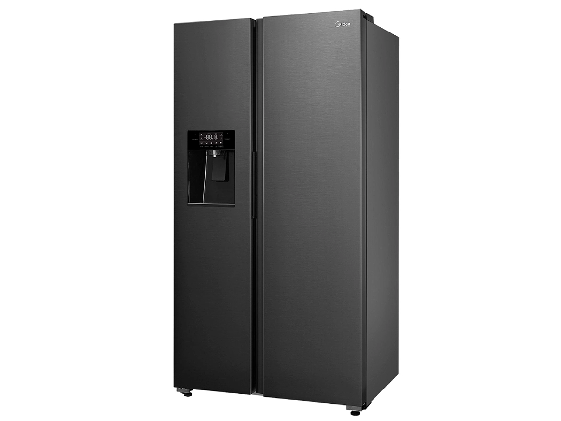 REFRIGERADOR SIDE BY SIDE MIDEA MDRS761FGEDX 569L NO FROST NEGRO 1