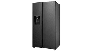 REFRIGERADOR SIDE BY SIDE MIDEA MDRS761FGEDX 569L NO FROST NEGRO