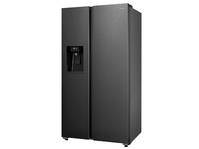 REFRIGERADOR SIDE BY SIDE MIDEA MDRS761FGEDX 569L NO FROST NEGRO 1