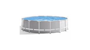 PISCINA ESTRUCTURAL INTEX PRISMA FRAME SET 610X132 CM + BOMBA + ESCALERA + COBERTOR + BASE