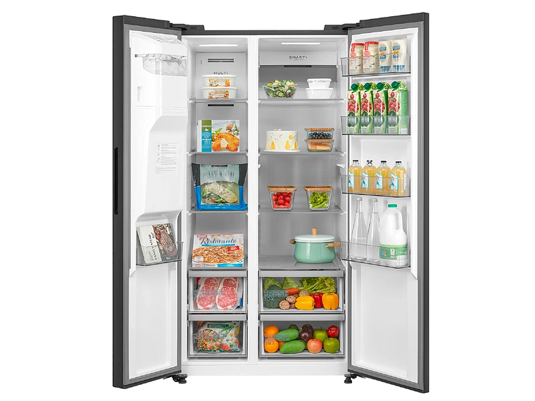 REFRIGERADOR SIDE BY SIDE MIDEA MDRS761FGEDX 569L NO FROST NEGRO 6
