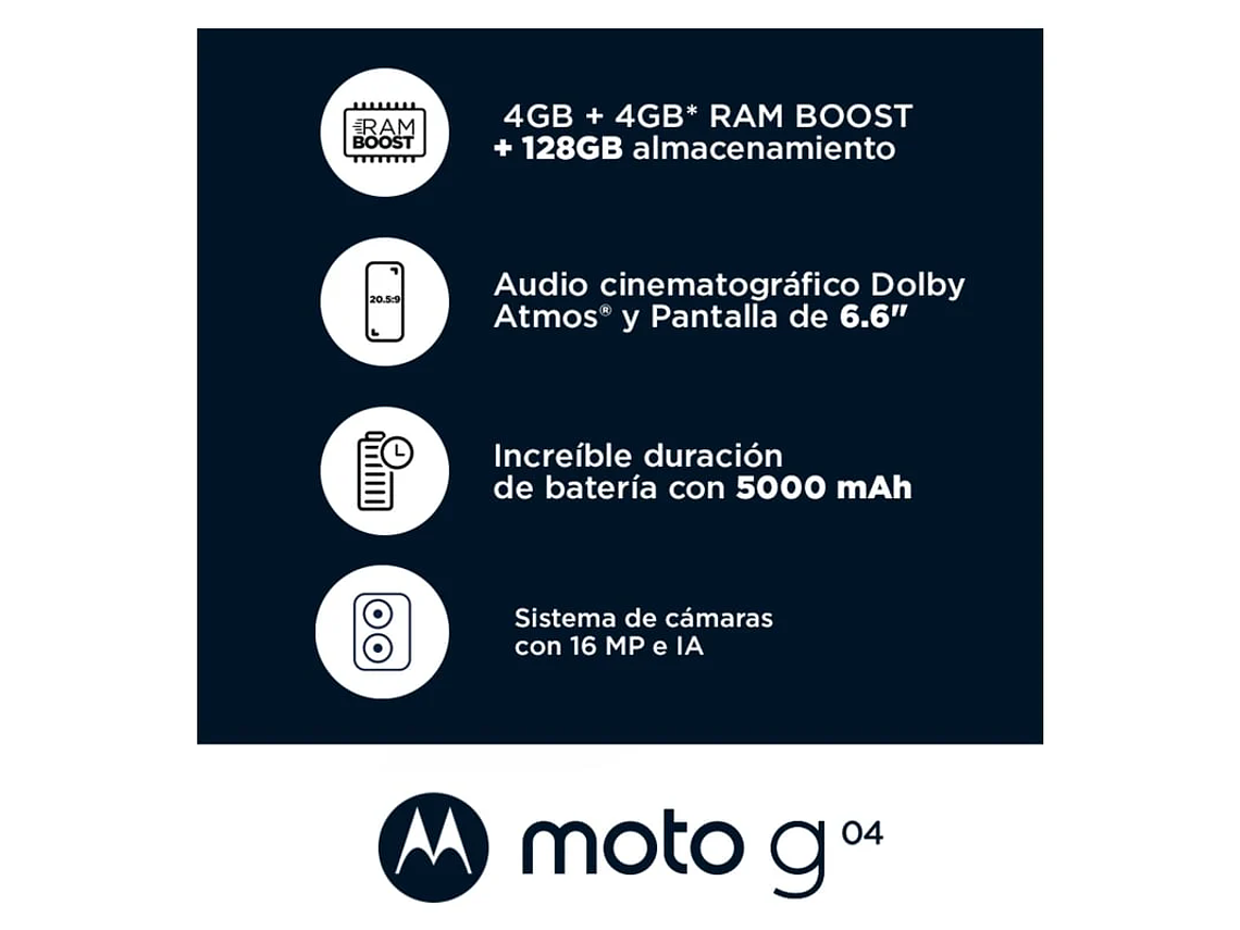 MOTO G04 128GB 4GB NARANJO 7