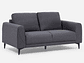 SOFÁ ROSEN GRAFITO PADUA 2 CUERPOS - Miniatura 1