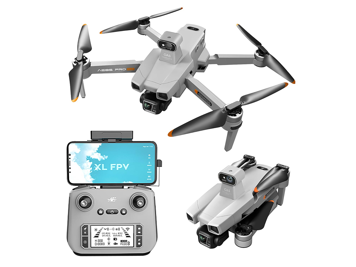 DRON WIFI 5G 4K EIS 4000M GPS 8000MAH EVASIÓN DE OBSTÁCULOS AE86 PRO MAX 2