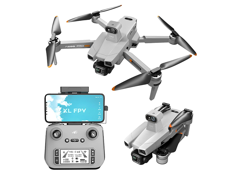 DRON WIFI 5G 4K EIS 4000M GPS 8000MAH EVASIÓN DE OBSTÁCULOS AE86 PRO MAX 2