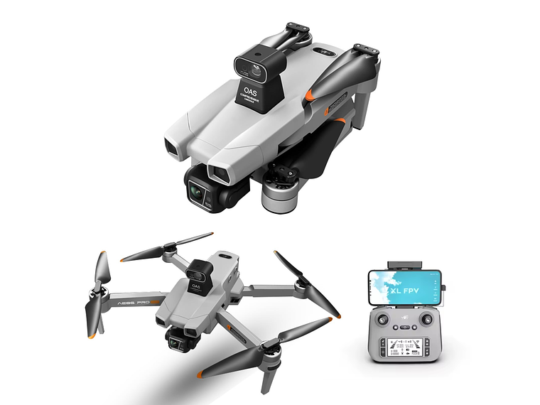 DRON WIFI 5G 4K EIS 4000M GPS 8000MAH EVASIÓN DE OBSTÁCULOS AE86 PRO MAX 4