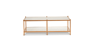 MESA CENTRO ROSEN TRIBECA 120 X 70 CM ACERO