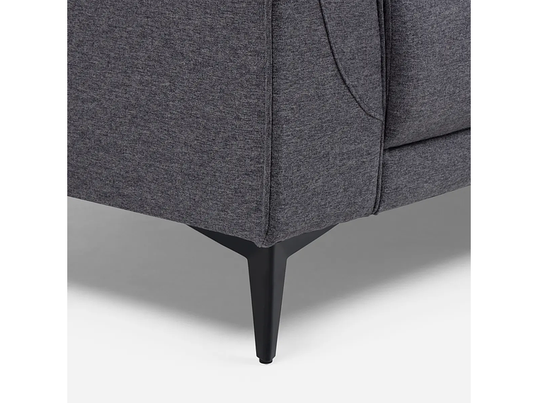 SOFÁ ROSEN GRAFITO PADUA 2 CUERPOS 6
