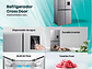 REFRIGERADOR FRENCH DOOR HISENSE RQ5P431NMDA 425L NO FROST GRIS - Miniatura 6