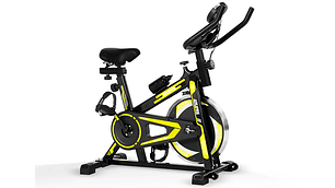 BICICLETA SPINNING ATLETIS 1635850 CAPACIDAD 120 KG K300 6 KG AMARILLO