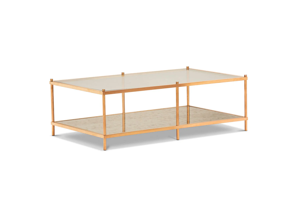 MESA CENTRO ROSEN TRIBECA 120 X 70 CM ACERO 2