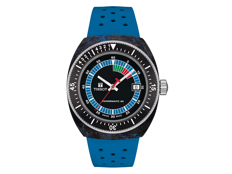 RELOJ TISSOT HOMBRE SIDERAL POWERMATIC 80 AZUL 1