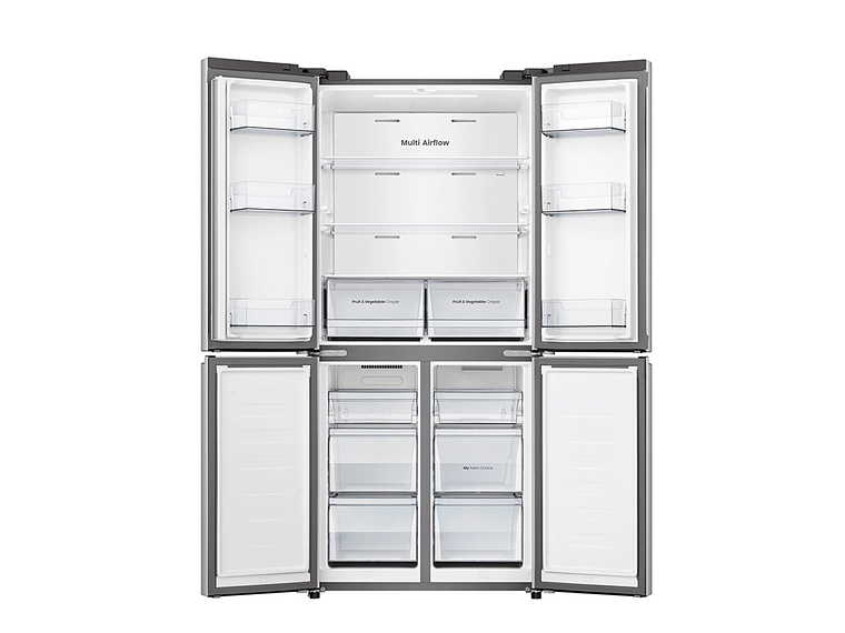 REFRIGERADOR SIDE BY SIDE HISENSE 456L NO FROST RQ5P470NECF 2