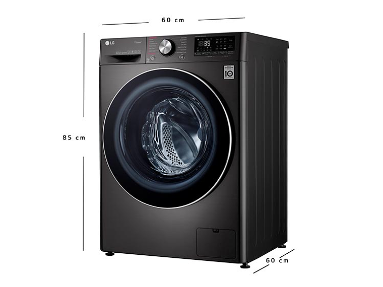 LAVADORA SECADORA LG WD14BVC2S6C 14KG/8KG NEGRO 3