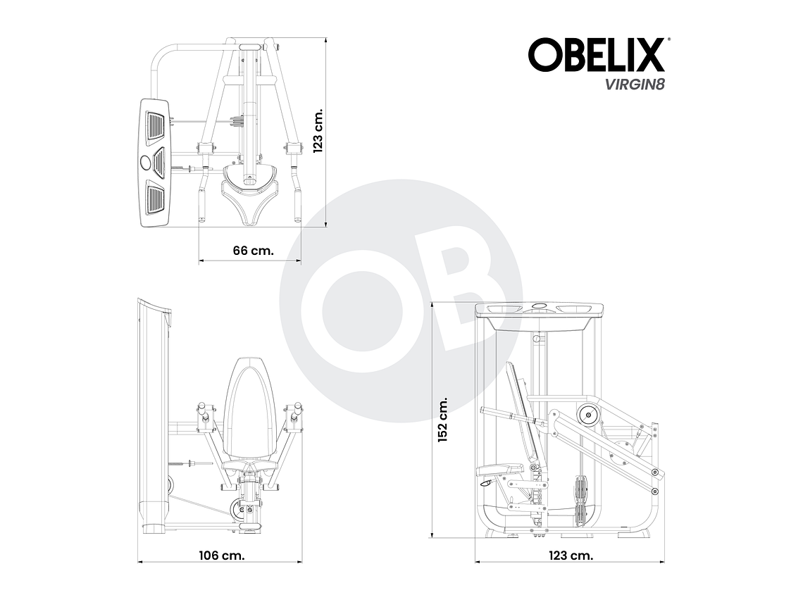 Press de Tríceps V8 Series | Obelix 2