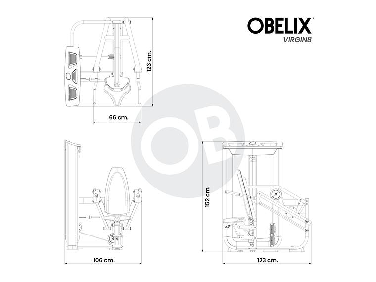 Press de Tríceps V8 Series | Obelix 2
