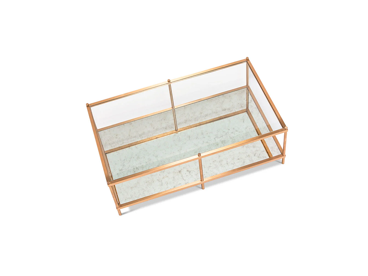 MESA CENTRO ROSEN TRIBECA 120 X 70 CM ACERO 6